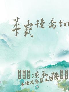 茅山后裔txt下载