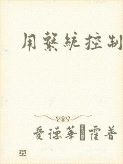 用系统控制女神