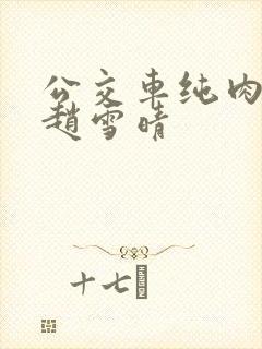 公交车纯肉超H赵雪晴