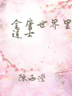 金庸世界里的小道士