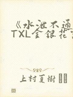 《水泄不通》 TXL金银花露