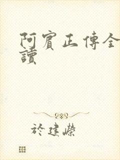 阿宾正传全文阅读