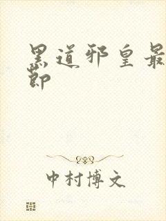 黑道邪皇最新章节