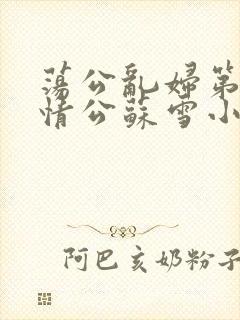 荡公乱妇第1章情公苏雪小说