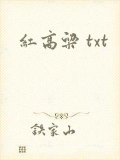 红高粱 txt