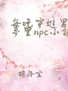 每晚穿进男神的梦里npc小说