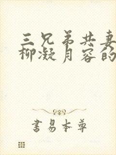 三兄弟共妻女主柳凝月容的小说