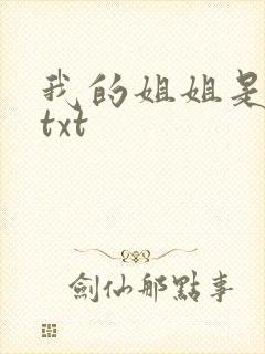 我的姐姐是美女txt