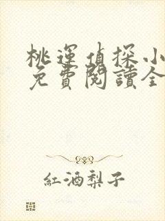 桃运侦探小说8免费阅读全文