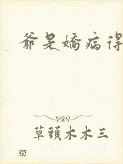 爷是娇病得宠着