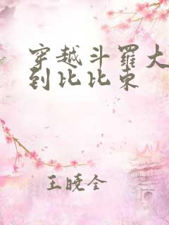 穿越斗罗大陆推到比比东