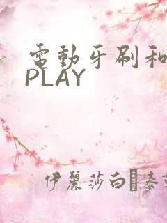 电动牙刷和花洒PLAY