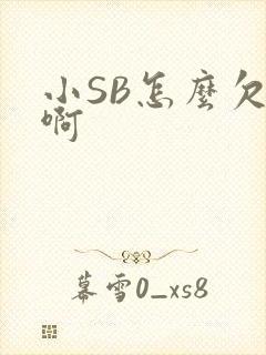 小SB怎么欠C啊