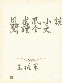 凤求凰小说免费阅读全文