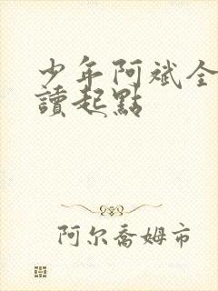 少年阿斌全文阅读起点