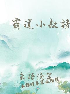 霸道小叔请轻撩