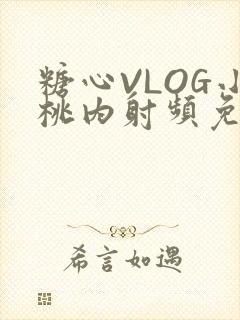 糖心VLOG小桃内射频免费