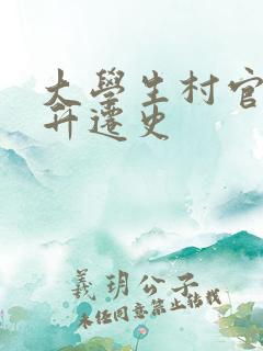 大学生村官艳遇升迁史