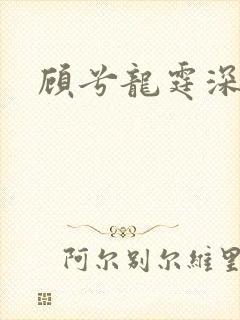 顾兮龙霆深