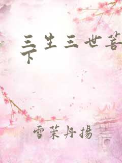 三生三世菩提树下