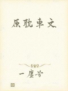 原耽车文