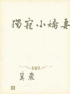 独宠小娇妻