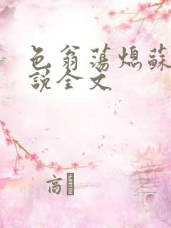 色翁荡熄苏钥小说全文