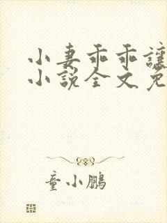 小妻乖乖让我宠小说全文免费阅读