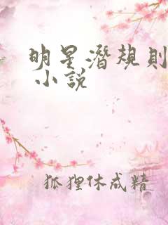 明星潜规则之皇 小说