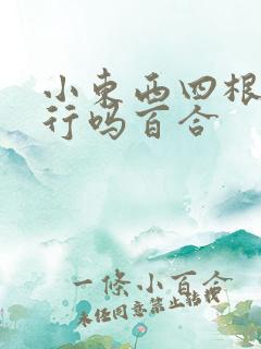 小东西四根手指行吗百合