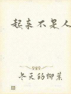 起来不是人