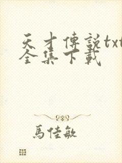 天才传说txt全集下载