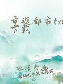 重返都市txt下载