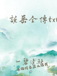 说岳全传txt