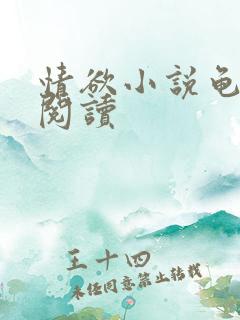 情欲小说龟全文阅读