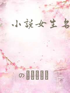 小说女生名字