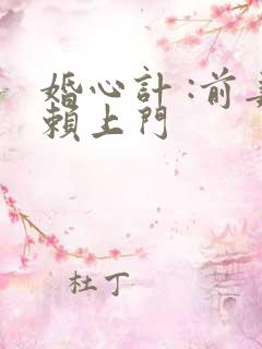 婚心计 :前妻赖上门