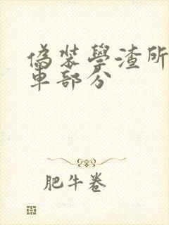 伪装学渣所有开车部分