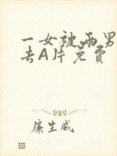 一女被两男桶进去A片免费