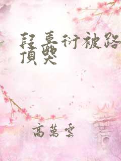 段嘉衍被路星辞顶哭