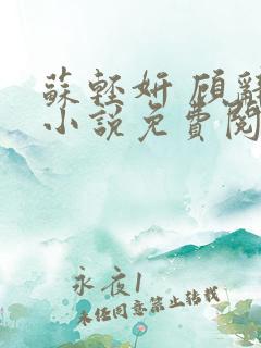 苏轻妍 顾辞笙小说免费阅读