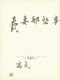 夫妻那些事儿下载