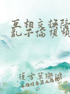 互相交换陪读妇乱子伦视频