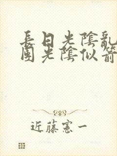 长日光阴乱作一团光阴似箭眇眇