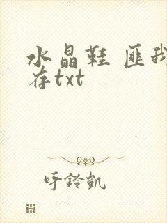 水晶鞋 匪我思存txt