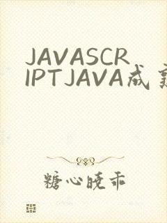 JAVASCRIPTJAVA成熟亲子