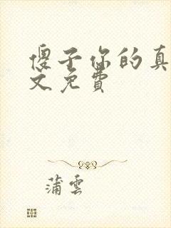 傻子你的真大全文免费