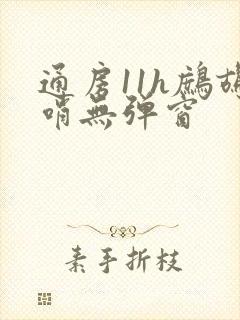 通房11h鹧鸪哨无弹窗