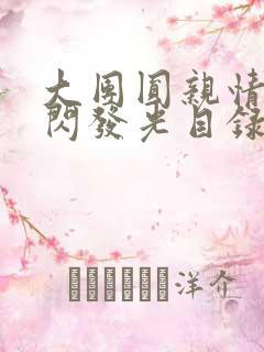 大团圆亲情会闪闪发光目录