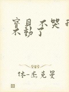 宝贝 不哭 我不动了